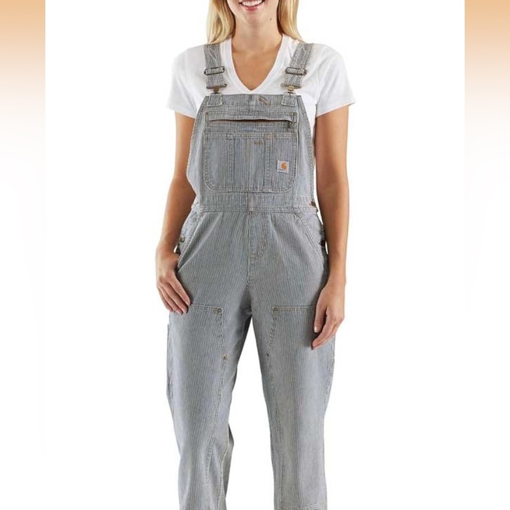 Carhartt Women's Brewster Double Front Bib Overall M tall